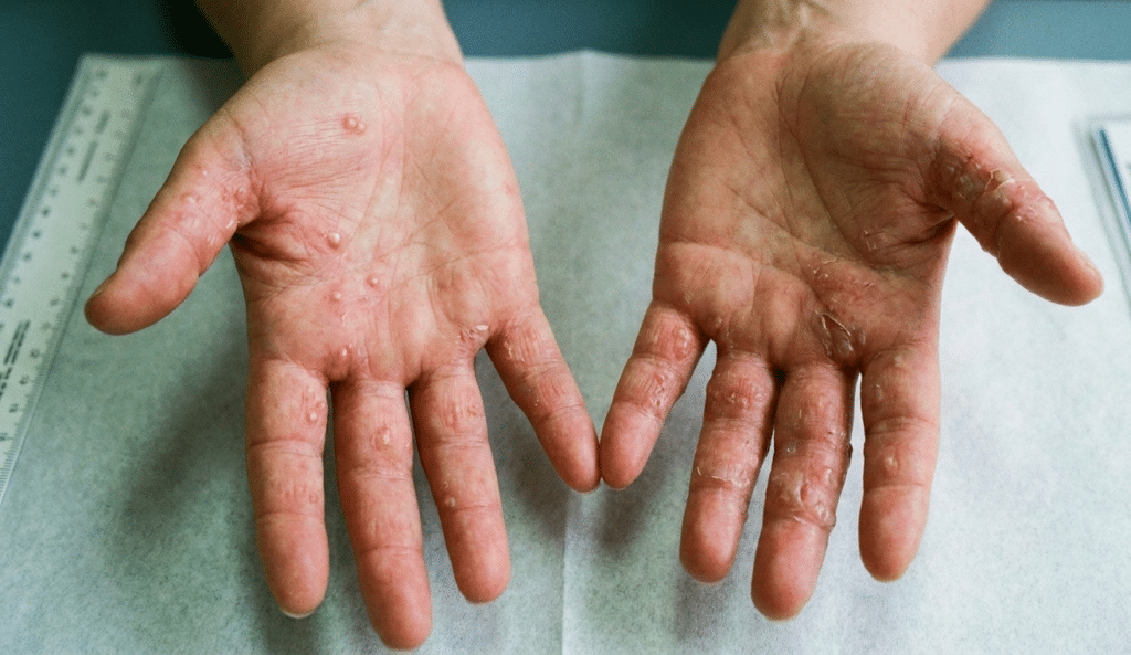 eczema disidrotico disidrose
